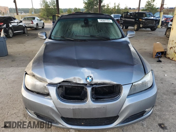 2010 BMW 3 Series 328i with VIN WBAPH7G50ANM52307, listed as a Copart auction lot 74597724 with 114,045 mi miles and Salvage Title. Bid and sale history available at carsss.com. Image 5.