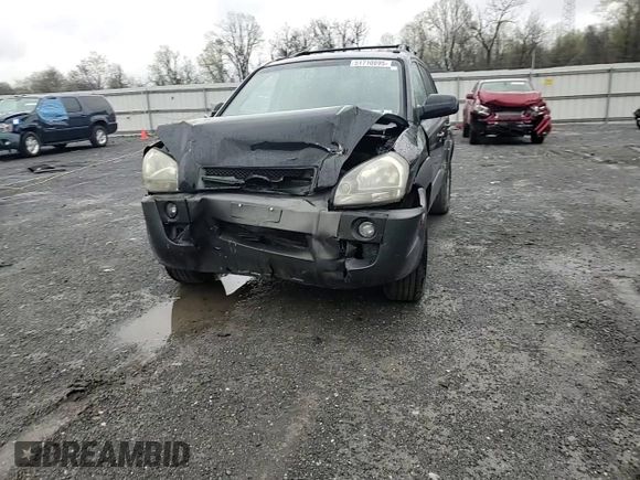 2008 Hyundai Tucson SE with VIN KM8JN72D98U848683, listed as a Copart auction lot 51710895 with 166,801 mi miles and Salvage Title. Bid and sale history available at carsss.com. Image 11.