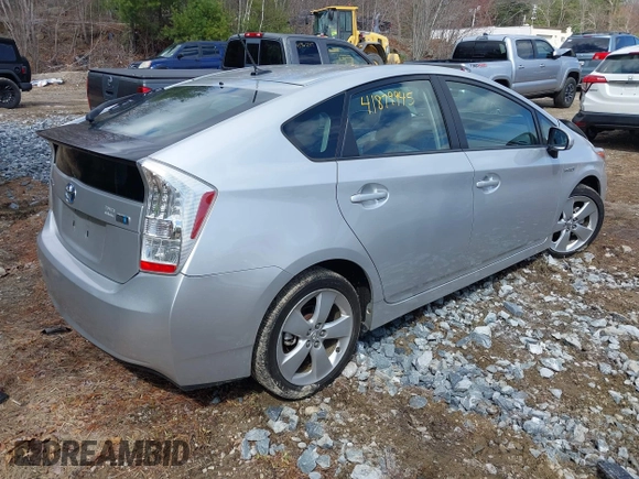 2010 Toyota Prius II with VIN JTDKN3DU0A0130869, listed as a IAAI auction lot 41879945 with 158,259 mi miles. Bid and sale history available at carsss.com. Image 4.