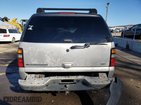 2006 Chevrolet Suburban LS with VIN 1GNEC16Z06J163346, listed as a Copart auction lot 88907595 with 191,945 mi miles and Salvage Title. Bid and sale history available at carsss.com. Image 6.