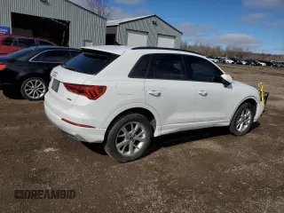 2023 Audi Q3 Premium with VIN WA1AECF31P1116654, listed as a Copart auction lot 49298415 with 29,422 mi miles and Salvage title. Bid and sale history available at DreamBid. Image 3.