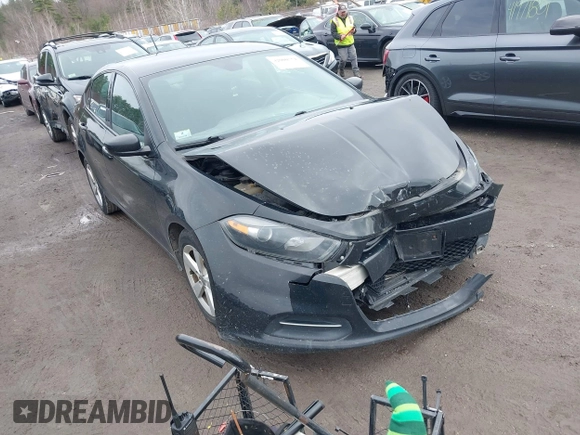 2015 Dodge Dart SXT with VIN 1C3CDFBB3FD193544, listed as a IAAI auction lot 42000754 with 159,260 mi miles. Bid and sale history available at carsss.com. Image 1.