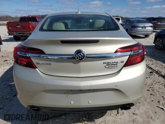 2014 Buick Regal Premium I with VIN 2G4GN5EX4E9254287, listed as a Copart auction lot 51813025 with 62,390 mi miles and Clean Title. Bid and sale history available at carsss.com. Image 6.