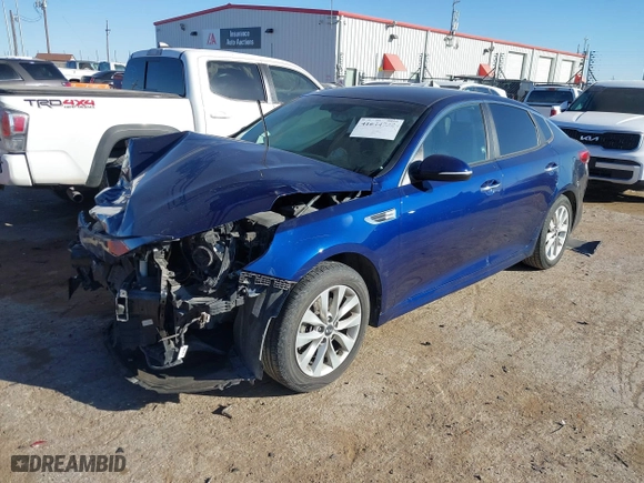 2018 Kia Optima S with VIN 5XXGT4L34JG194647, listed as a IAAI auction lot 41644732 with 122,107 mi miles. Bid and sale history available at carsss.com. Image 18.