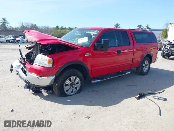 2008 Ford F-150 XLT with VIN 1FTPX14558FB78047, listed as a IAAI auction lot 41966689 with 135,976 mi miles. Bid and sale history available at carsss.com. Image 2.