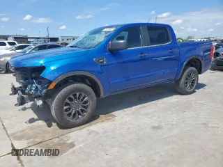 2019 Ford Ranger XL with VIN 1FTER4EH2KLB22247, listed as a Copart auction lot 54439635 with 82,916 mi miles and Salvage Title. Bid and sale history available at carsss.com. Image 1.