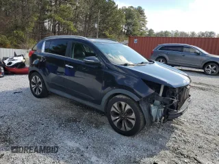 2011 Kia Sportage SX with VIN KNDPC3A62B7148977, listed as a Copart auction lot 44224375 with 130,762 mi miles and Salvage title. Bid and sale history available at DreamBid. Image 4.