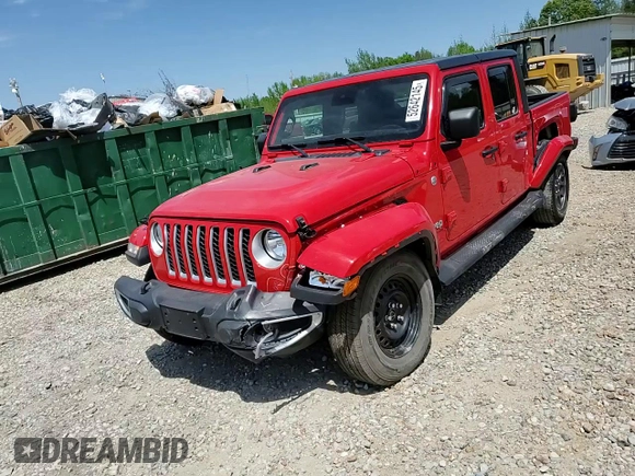 2020 Jeep Gladiator Overland z VIN 1C6HJTFG1LL198586, wystawiony jako Copart lot #52642145 z przebiegiem 61 728 mil mil oraz Szkoda całkowita • Salvage title. Historia ofert i sprzedaży dostępna na DreamBid. Obrazek 12.