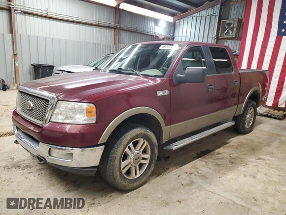 2005 Ford F-150 XLT with VIN 1FTPW14575KF00483, listed as a Copart auction lot 49797945 with 183,420 mi miles and Salvage Title. Bid and sale history available at carsss.com. Image 1.