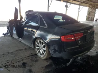 2013 Audi A4 Premium Plus with VIN WAUFFAFLXDN039927, listed as a Copart auction lot 53650065 with 0 mi miles and Salvage Title. Bid and sale history available at carsss.com. Image 2.