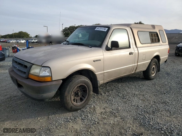 1998 Ford Ranger XL with VIN 1FTYR10U7WUA80206, listed as a Copart auction lot 84731174 with 276,971 mi miles and Clean Title. Bid and sale history available at carsss.com. Image 1.