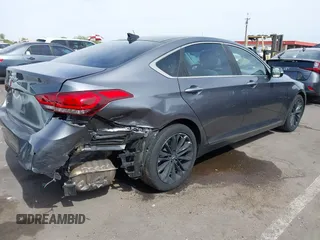 2017 Genesis G80 3.8L with VIN KMHGN4JE2HU167543, listed as a IAAI auction lot 42248719 with 82,574 mi miles and . Bid and sale history available at DreamBid. Image 6.
