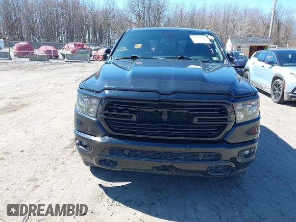 2021 Ram 1500 Big Horn with VIN 1C6SRFBT3MN742627, listed as a IAAI auction lot 41900770 with 52,006 mi miles and . Bid and sale history available at DreamBid. Image 6.