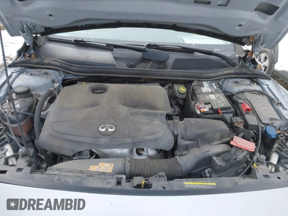 2017 Infiniti QX30 Luxury with VIN SJKCH5CR6HA038610, listed as a IAAI auction lot 41379870 with 90,402 mi miles. Bid and sale history available at carsss.com. Image 10.