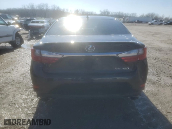 2018 Lexus ES with VIN 58ABK1GG4JU084866, listed as a Copart auction lot 44372355 with 0 mi miles and Salvage Title. Bid and sale history available at carsss.com. Image 6.