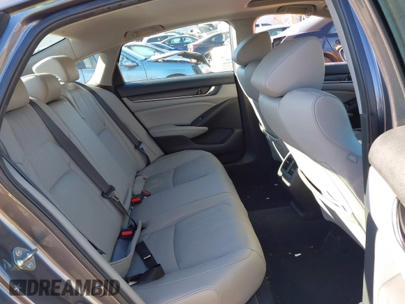 2019 Honda Accord EX-L with VIN 1HGCV2F54KA019825, listed as a IAAI auction lot 41208998 with 105,054 mi miles and . Bid and sale history available at DreamBid. Image 8.