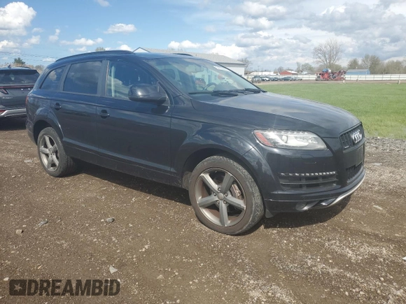 2015 Audi Q7 Premium Plus with VIN WA1LMAFE9FD018132, listed as a Copart auction lot 54209495 with 212,514 mi miles and Clean title. Bid and sale history available at DreamBid. Image 4.