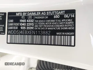 2014 Mercedes-Benz CLA 250 с VIN WDDSJ4EBXEN113882, выставлен на аукционе IAAI как лот 42426754 с пробегом 121 138 миль миль и . История ставок и продаж доступна на DreamBid. Изображение 9.