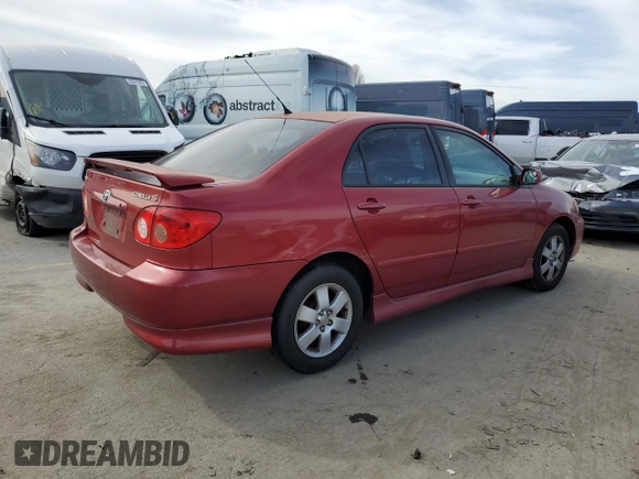 2007 Toyota Corolla CE with VIN 1NXBR32E77Z869735, listed as a Copart auction lot 46121055 with 273,965 mi miles and Salvage Title. Bid and sale history available at DreamBid. Image 3.