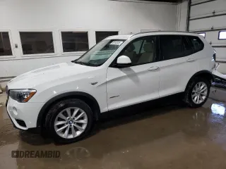 2016 BMW X3 xDrive28i z VIN 5UXWX9C5XG0D84835, wystawiony jako Copart lot #56165305 z przebiegiem 71 878 mil mil oraz Szkoda całkowita • Salvage title. Historia ofert i sprzedaży dostępna na DreamBid. Obrazek 1.