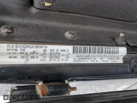 2002 Jeep Wrangler X with VIN 1J4FA39SX2P770191, listed as a Copart auction lot 44118945 with 168,148 mi miles and Salvage Title. Bid and sale history available at carsss.com. Image 14.