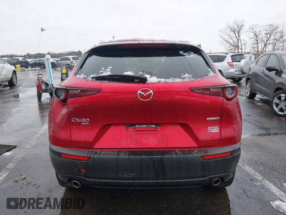 2023 Mazda CX-30 S Carbon Edition with VIN 3MVDMBCM5PM518787, listed as a IAAI auction lot 41548149 with 29,807 mi miles and . Bid and sale history available at carsss.com. Image 16.