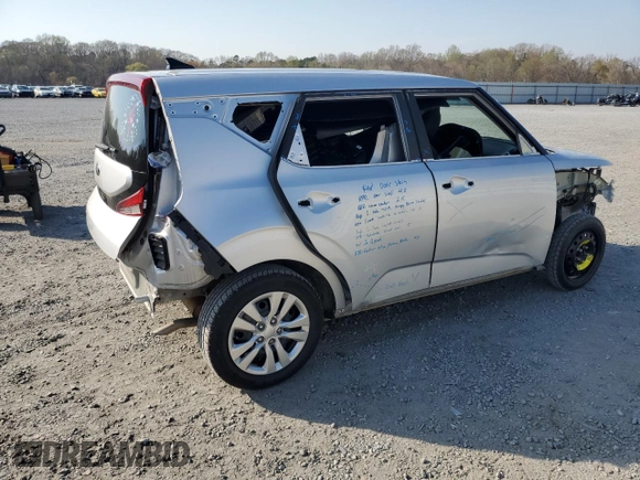 2021 Kia Soul S with VIN KNDJ23AU3M7793843, listed as a Copart auction lot 87873455 with 102,356 mi miles and Salvage Title. Bid and sale history available at carsss.com. Image 3.