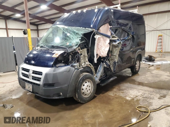 2014 Ram ProMaster Cargo with VIN 3C6TRVBG3EE105258, listed as a Copart auction lot 42747285 with Not Provided miles and Salvage Title. Bid and sale history available at DreamBid. Image 1.