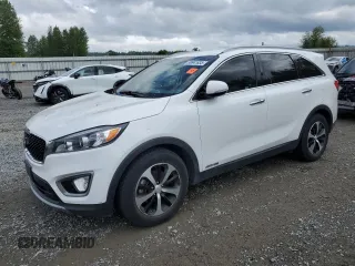 2016 Kia Sorento EX with VIN 5XYPHDA52GG097618, listed as a Copart auction lot 56941635 with 112,384 mi miles and Clean title. Bid and sale history available at DreamBid. Image 1.