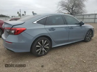 2023 Honda Civic Sedan EX with VIN 2HGFE1F74PH315865, listed as a Copart auction lot 45335605 with 32,169 mi miles and Salvage Title. Bid and sale history available at carsss.com. Image 3.