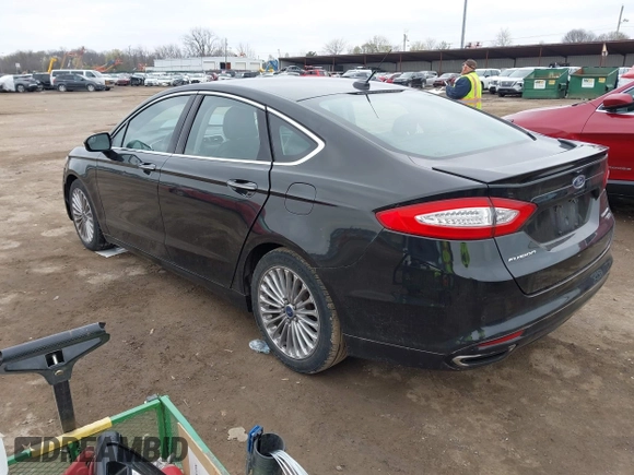 2015 Ford Fusion Titanium with VIN 3FA6P0K93FR223195, listed as a IAAI auction lot 42016806 with 94,312 mi miles. Bid and sale history available at carsss.com. Image 3.