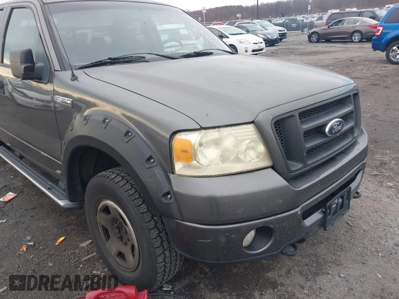 2007 Ford F-150 STX with VIN 1FTRX14W17FA67396, listed as a IAAI auction lot 41007693 with 273,113 mi miles. Bid and sale history available at carsss.com. Image 6.