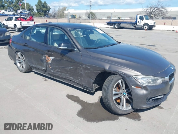 2013 BMW 3 Series 328i with VIN WBA3C1C58DF443711, listed as a IAAI auction lot 41828396 with 81,132 mi miles. Bid and sale history available at carsss.com. Image 1.
