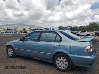 2000 Honda Civic VP z VIN 2HGEJ661XYH589010, wystawiony jako Copart lot #54393055 z przebiegiem 163 724 mil mil oraz Szkoda całkowita • Salvage title. Historia ofert i sprzedaży dostępna na DreamBid. Obrazek 2.