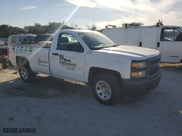 2015 Chevrolet Silverado 1500 Work Truck with VIN 1GCNCPEH7FZ385758, listed as a Copart auction lot 48263225 with 0 mi miles and Clean Title. Bid and sale history available at carsss.com. Image 4.