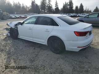 2017 Audi A4 Prestige with VIN WAUFNAF45HN035544, listed as a Copart auction lot 46714815 with 52,159 mi miles and Salvage Title. Bid and sale history available at carsss.com. Image 2.
