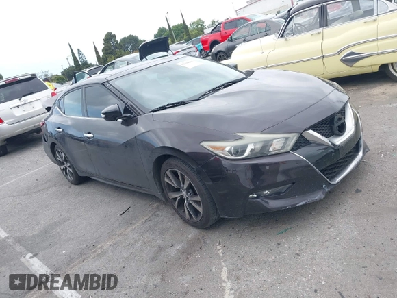 2016 Nissan Maxima SV z VIN 1N4AA6AP9GC388991, wystawiony jako IAAI lot #42110609 z przebiegiem 139 467 mil mil oraz . Historia ofert i sprzedaży dostępna na DreamBid. Obrazek 1.