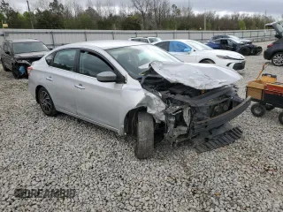 2013 Nissan Sentra SV with VIN 1N4AB7AP3DN906919, listed as a Copart auction lot 48558515 with Not Provided miles and Salvage Title. Bid and sale history available at carsss.com. Image 4.