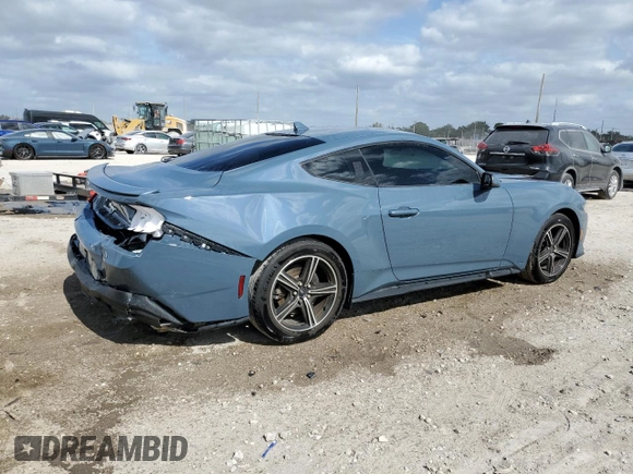 2024 Ford Mustang EcoBoost with VIN 1FA6P8TH4R5108939, listed as a Copart auction lot 53738545 with 7,403 mi miles and Salvage Title. Bid and sale history available at DreamBid. Image 3.