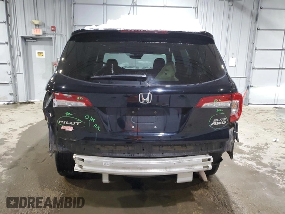 2021 Honda Pilot Elite with VIN 5FNYF6H05MB005324, listed as a Copart auction lot 82866734 with 126,630 mi miles and Salvage Title. Bid and sale history available at DreamBid. Image 6.