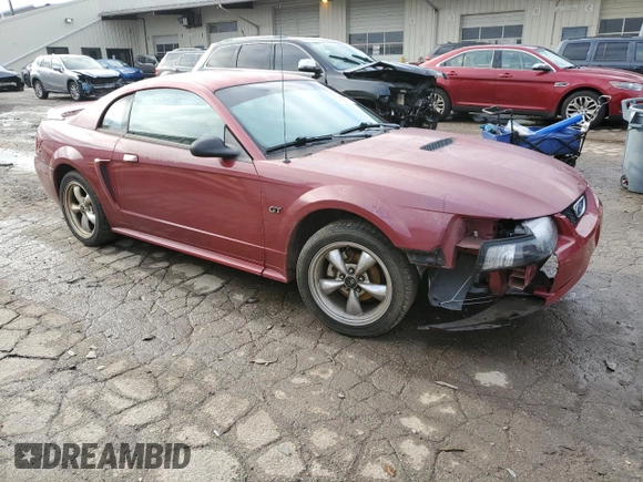 1999 Ford Mustang GT with VIN 1FAFP42XXXF100630, listed as a Copart auction lot 85198374 with 151,356 mi miles and Salvage Title. Bid and sale history available at carsss.com. Image 4.