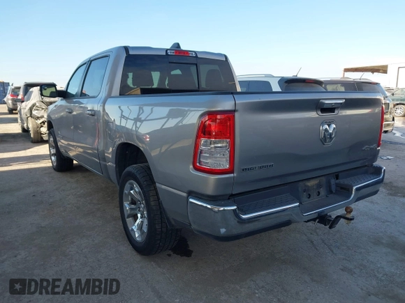 2019 Ram 1500 Big Horn/Lone Star with VIN 1C6RRFFG0KN727866, listed as a IAAI auction lot 41270371 with 49,486 mi miles. Bid and sale history available at carsss.com. Image 3.