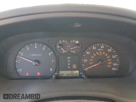2003 Hyundai Sonata GLS with VIN KMHWF35H43A876198, listed as a Copart auction lot 45571305 with 134,928 mi miles and Clean Title. Bid and sale history available at carsss.com. Image 9.
