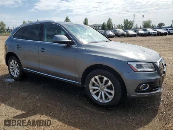 2014 Audi Q5 Progressiv with VIN WA1LFCFP0EA091641, listed as a Copart auction lot 64842565 with 103,483 mi miles and Salvage title. Bid and sale history available at DreamBid. Image 4.