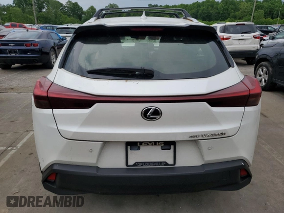 2024 Lexus UX 250h Premium with VIN JTHP9JBH4R2071876, listed as a Copart auction lot 52917834 with 11,511 mi miles and Salvage title. Bid and sale history available at DreamBid. Image 6.