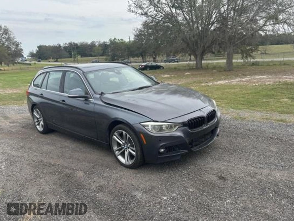 2017 BMW 3 Series 330i xDrive with VIN WBA8K3C38HA022948, listed as a Copart auction lot 46306855 with 34,232 mi miles and Clean Title. Bid and sale history available at carsss.com. Image 1.