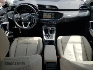 2022 Audi Q3 S line Premium Plus with VIN WA1EECF35N1084418, listed as a Copart auction lot 52442845 with 23,701 mi miles and Salvage Title. Bid and sale history available at carsss.com. Image 8.