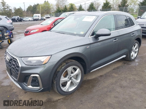 2023 Audi Q5 S line Premium Plus z VIN WA1EAAFY1P2044460, wystawiony jako IAAI lot #42003132 z przebiegiem 28 434 mil mil oraz . Historia ofert i sprzedaży dostępna na DreamBid. Obrazek 17.