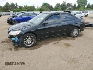 2005 Honda Civic LX z VIN 2HGES16535H602551, wystawiony jako Copart lot #56913625 z przebiegiem 164 441 mil mil oraz Szkoda całkowita • Salvage title. Historia ofert i sprzedaży dostępna na DreamBid. Obrazek 1.