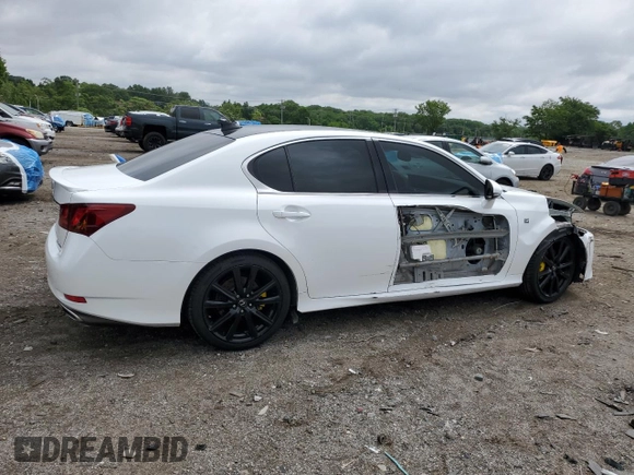2015 Lexus GS 350 with VIN JTHBE1BL2FA001952, listed as a Copart auction lot 60040415 with 157,586 mi miles and Salvage title. Bid and sale history available at DreamBid. Image 3.